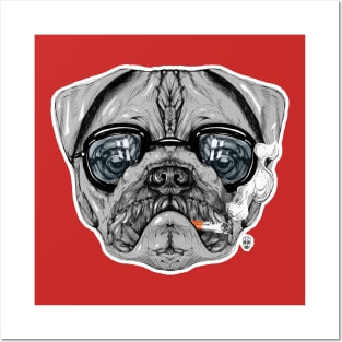 Intelectual Pug Posters and Art